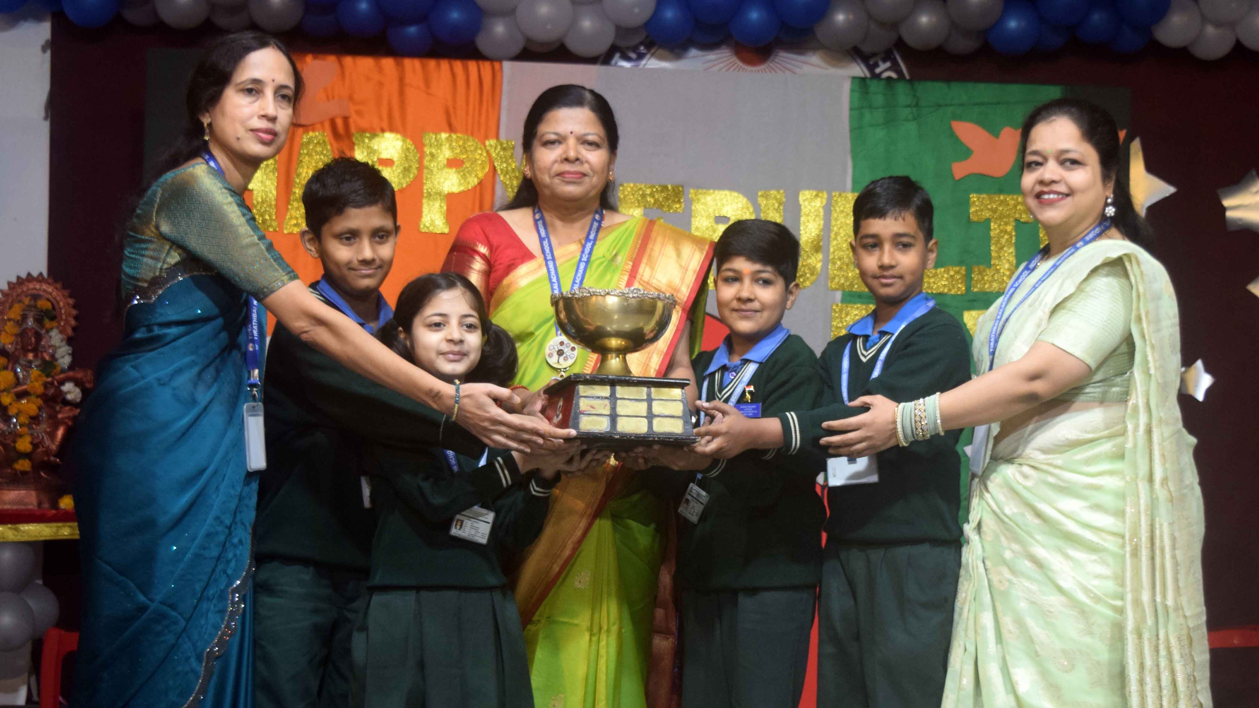 Patriotic performances by students on Republic Day