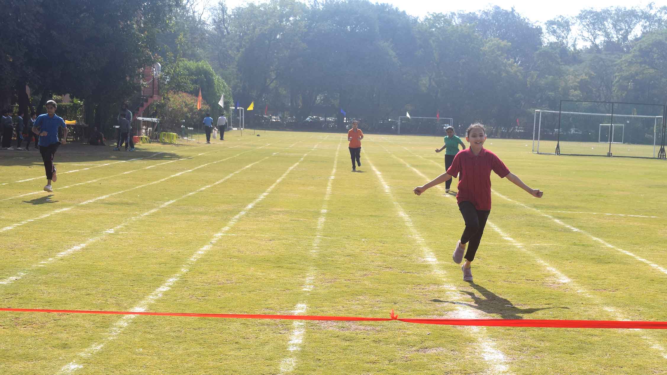 Energy and enthusiasm at Annual School Sports Meet