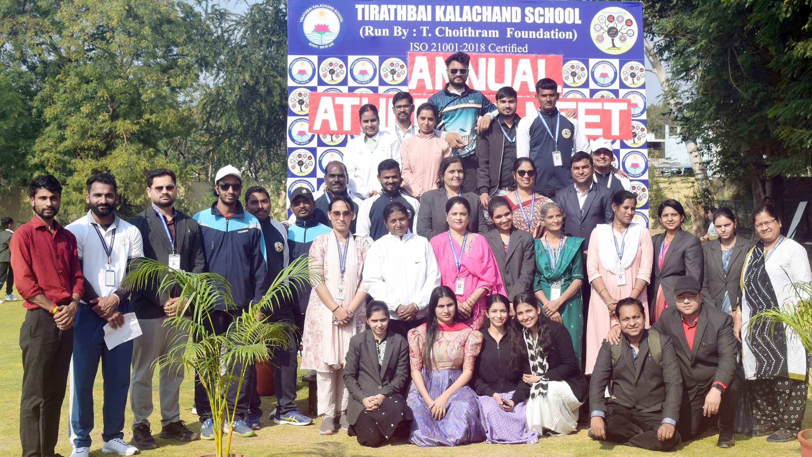 Grand finale of Annual Athletic Meet at Tirathbai Kalachand School